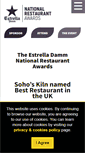 Mobile Screenshot of nationalrestaurantawards.co.uk